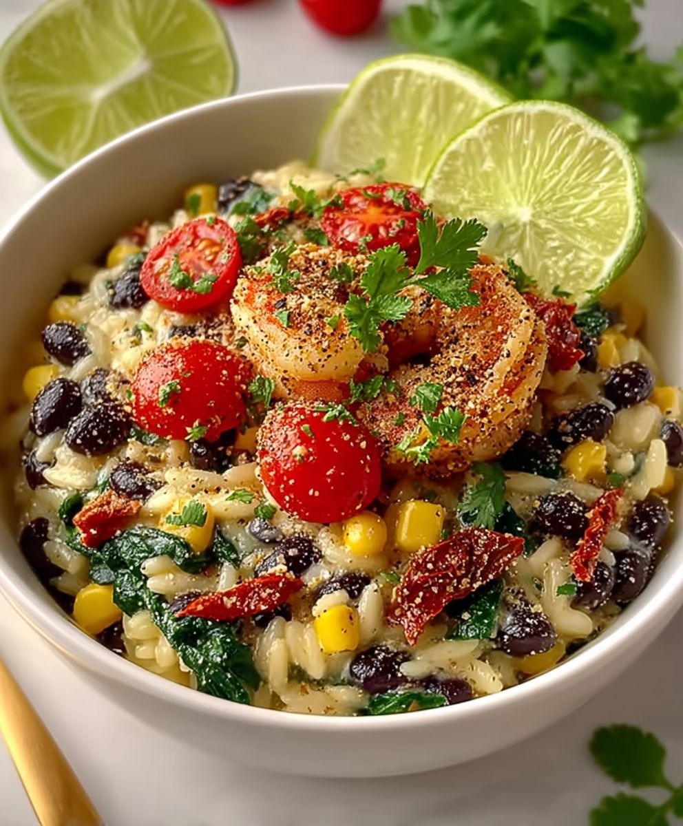 Shrimp Orzo Sun Dried Tomatoes