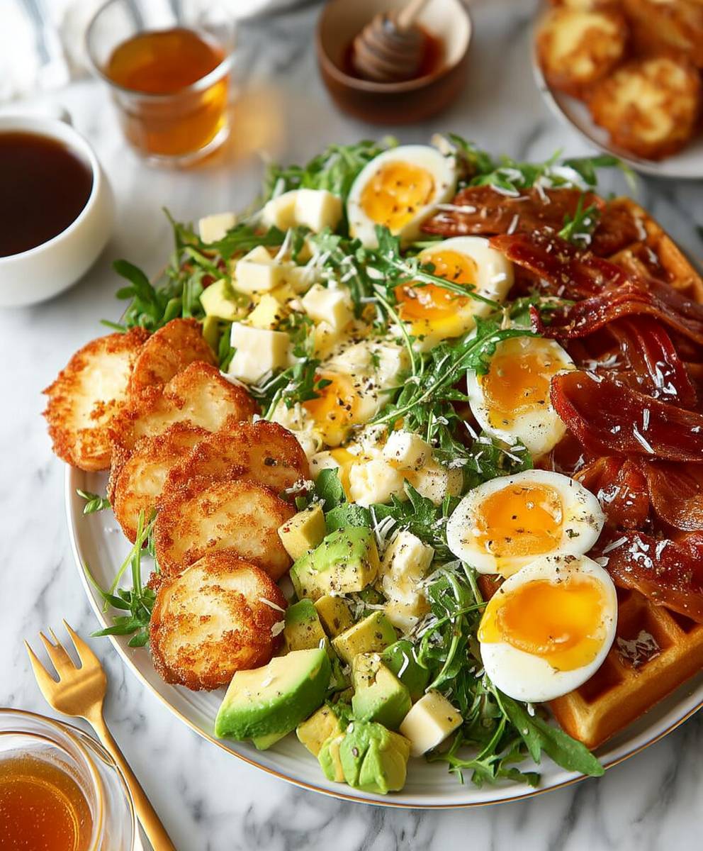 Honey Fried Chicken Waffles