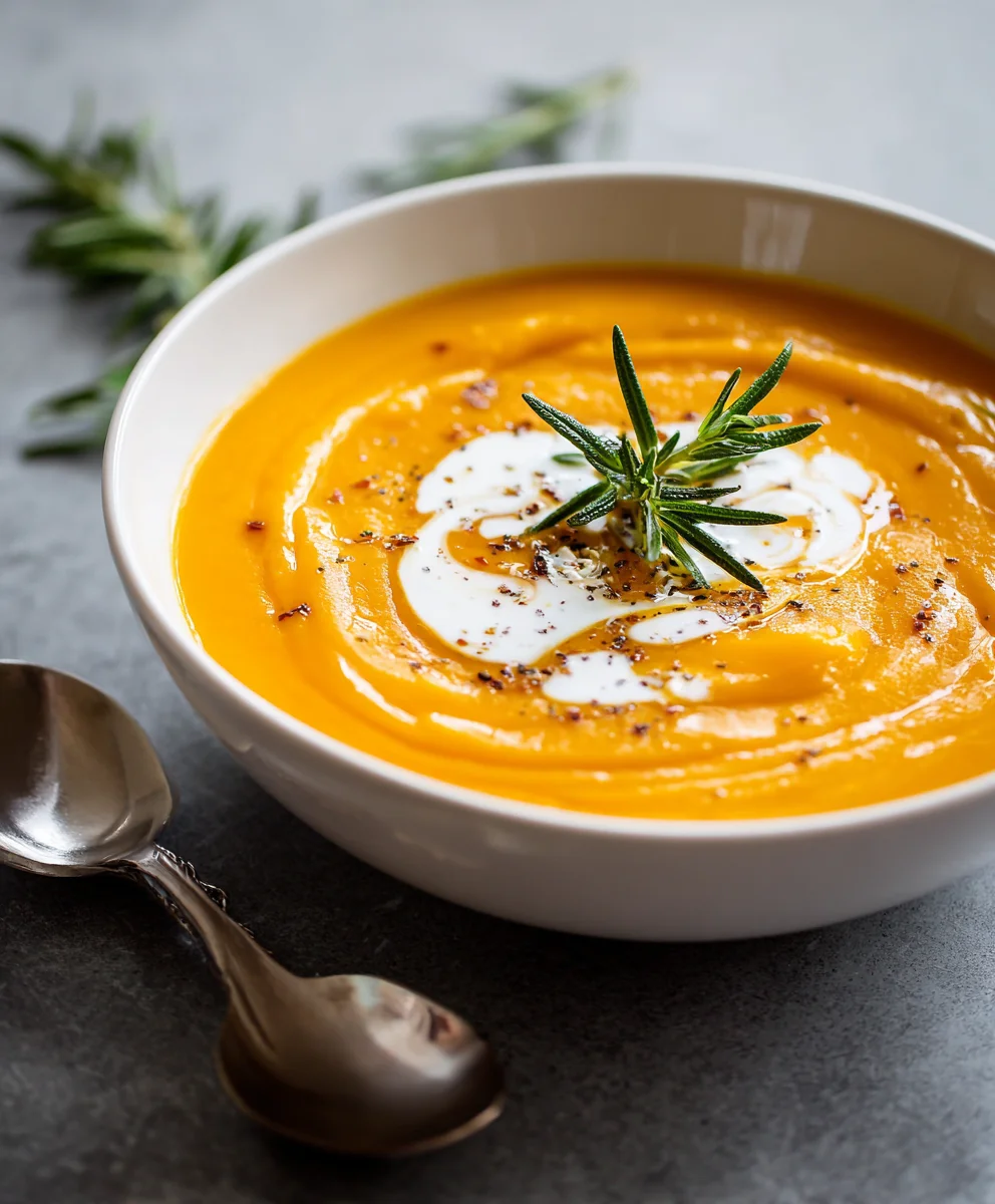 Butternut Squash Sweet Potato Soup: Cozy & Creamy