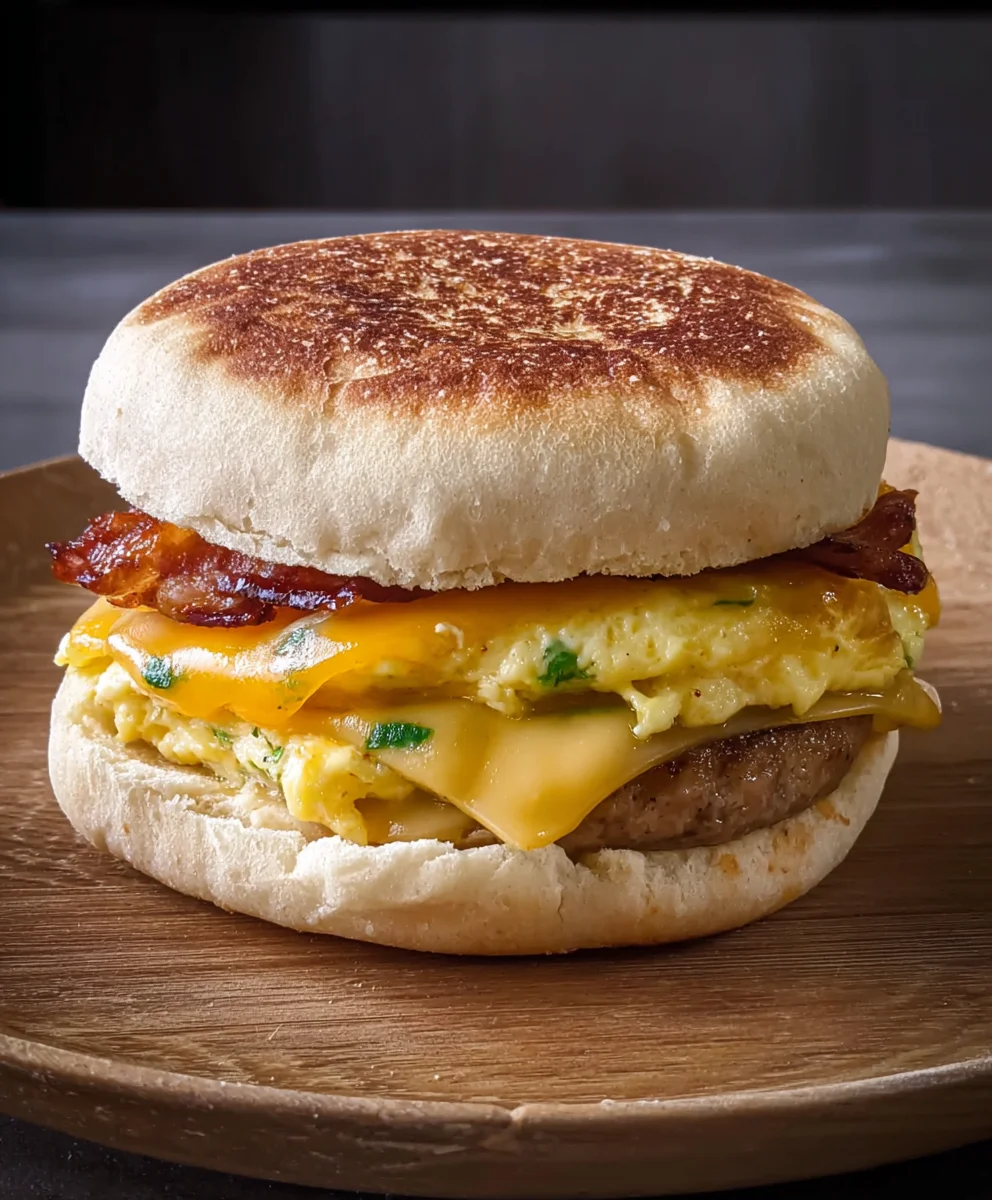 Quick Freezer Breakfast Sandwiches: Beef, Egg, Cheese Muffins