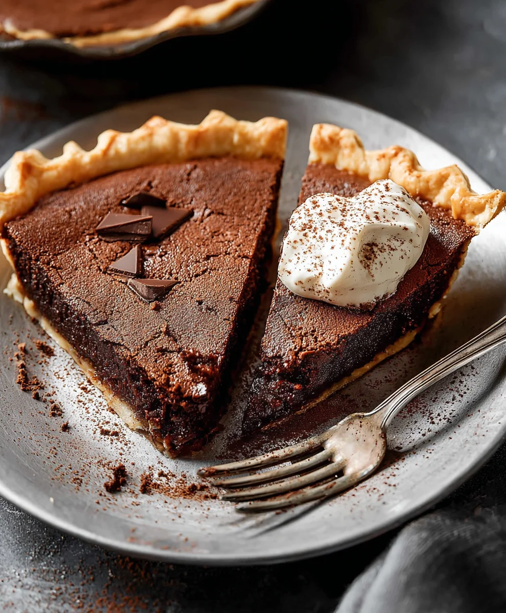 Decadent Chocolate Chess Pie