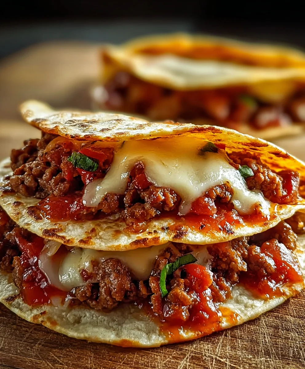 Meat Lovers Pizza Tacos