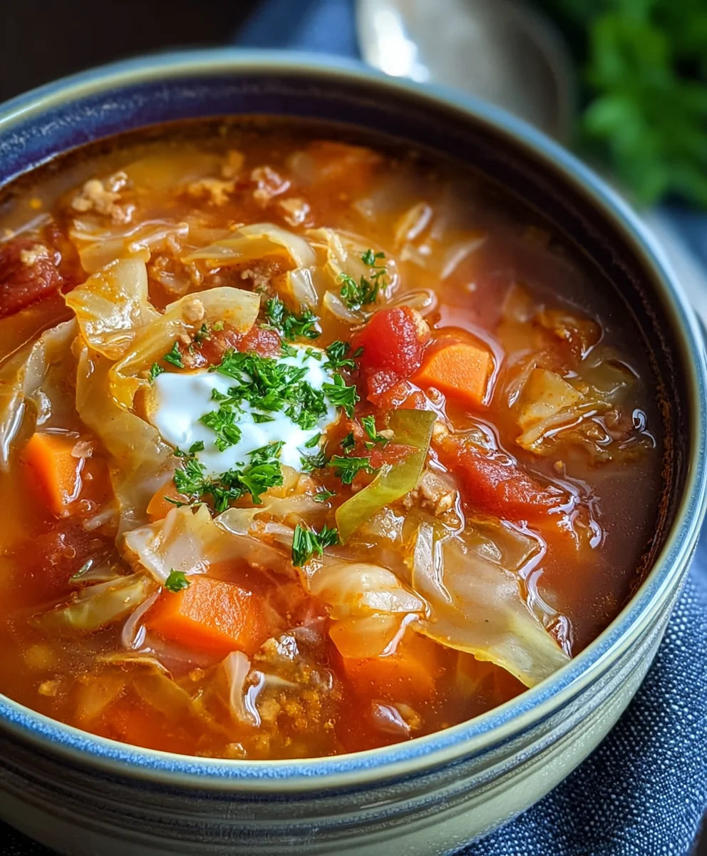 Comforting Cabbage Soup
