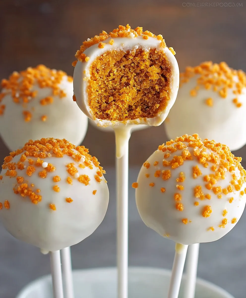 Easy Pumpkin Cake Pops