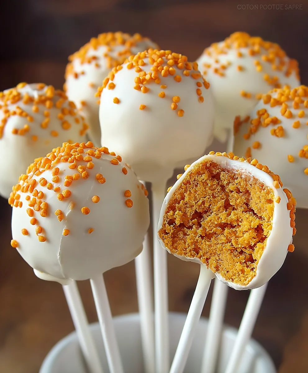 Fun & Easy Pumpkin Cake Pops: Great for Parties & Kids!