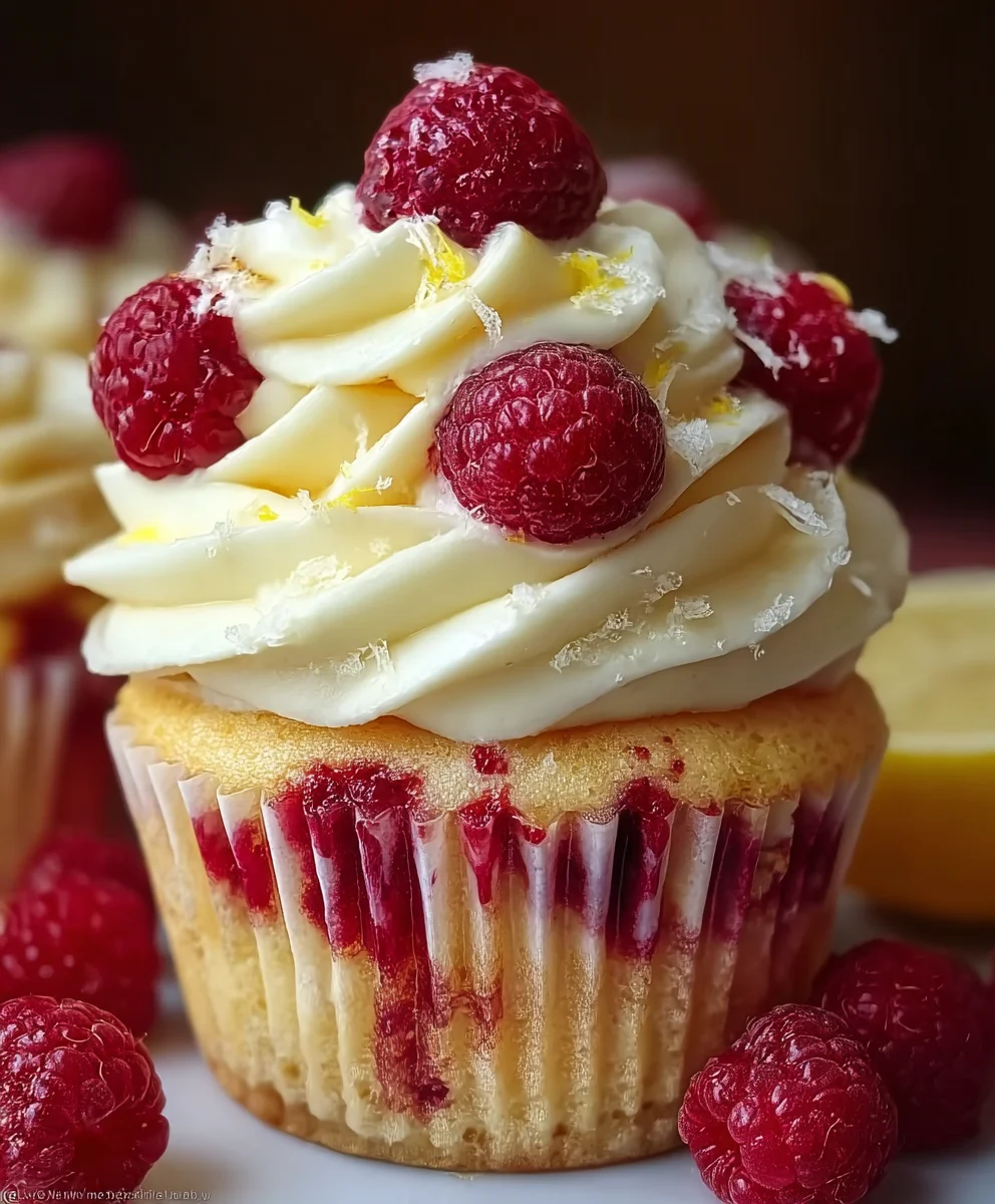 Raspberry Lemon Heaven Cupcakes - Bright & Delicious Recipe
