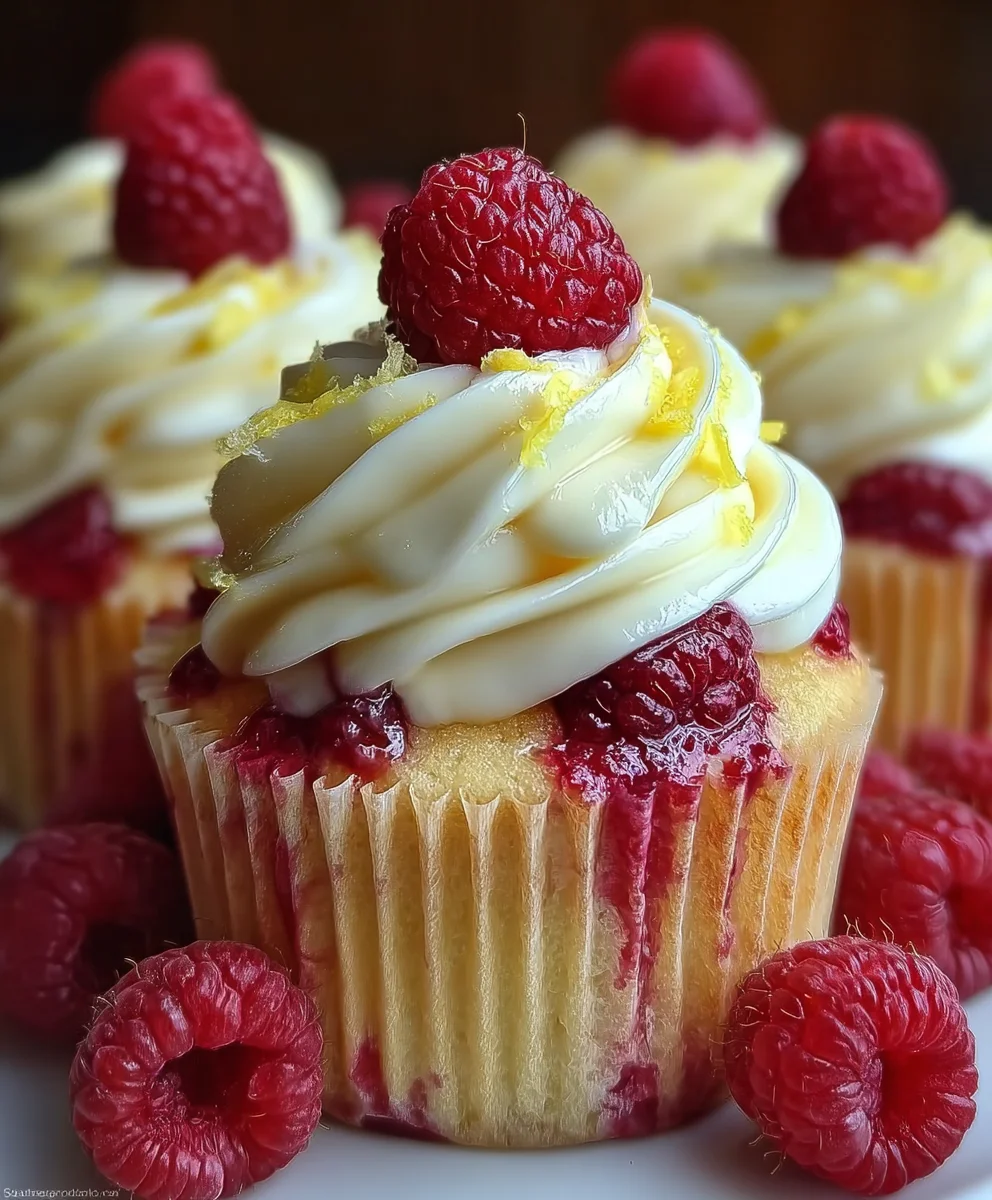Raspberry Lemon Heaven Cupcakes - Bright & Delicious Recipe