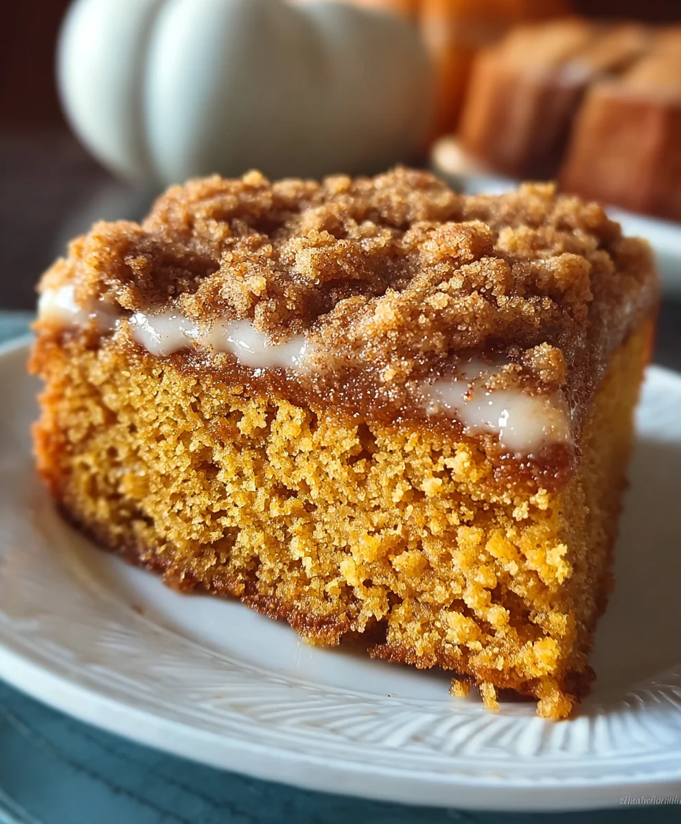 Pumpkin Spice Crumb Cake