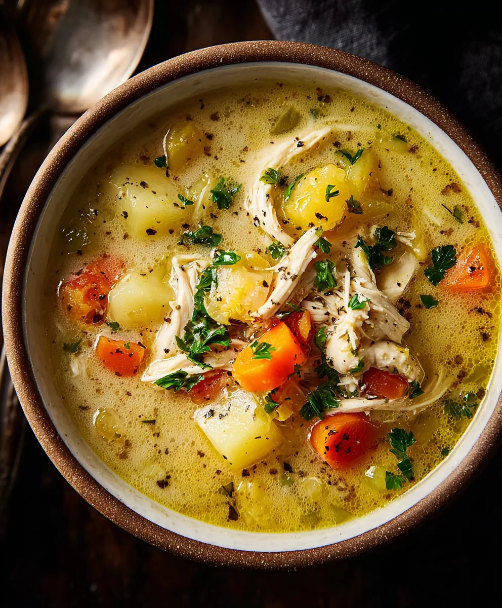 Easy Leftover Turkey Soup Recipe