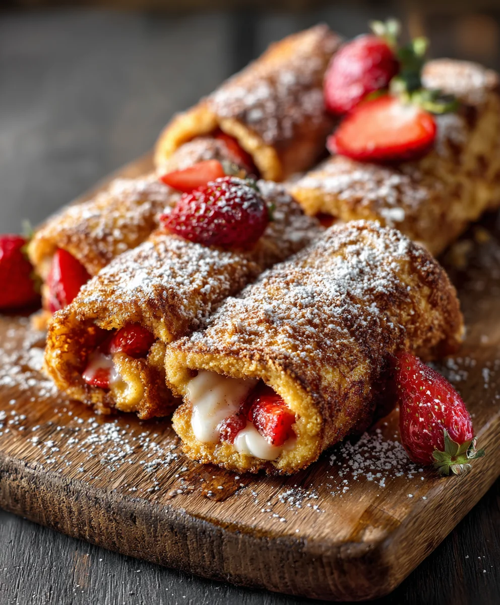French Toast Roll Ups