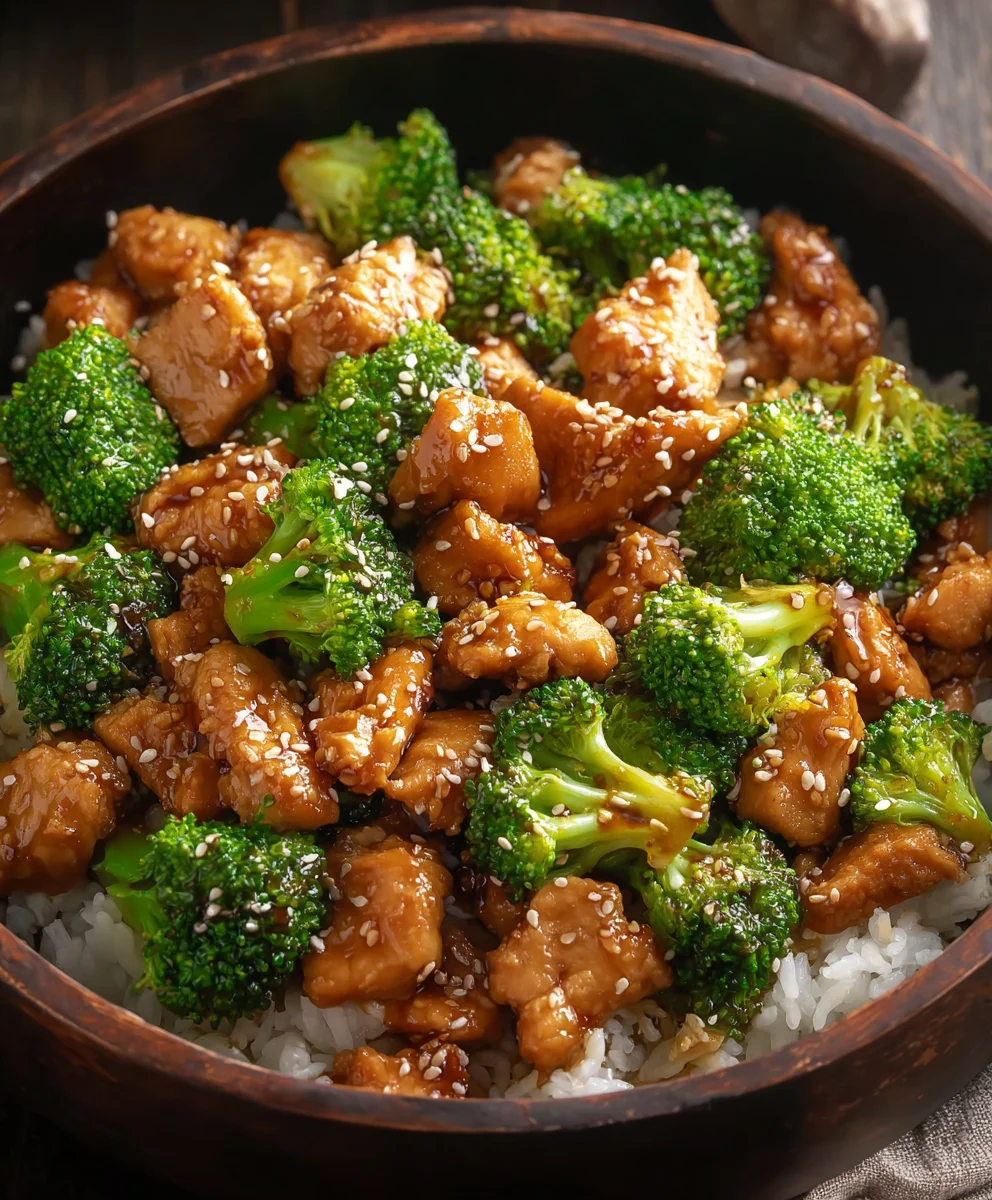 Honey Sesame Chicken Broccoli