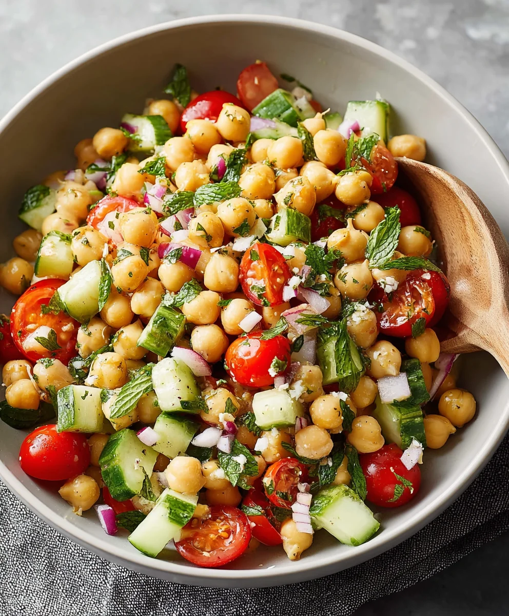 Easy Chickpea Salad