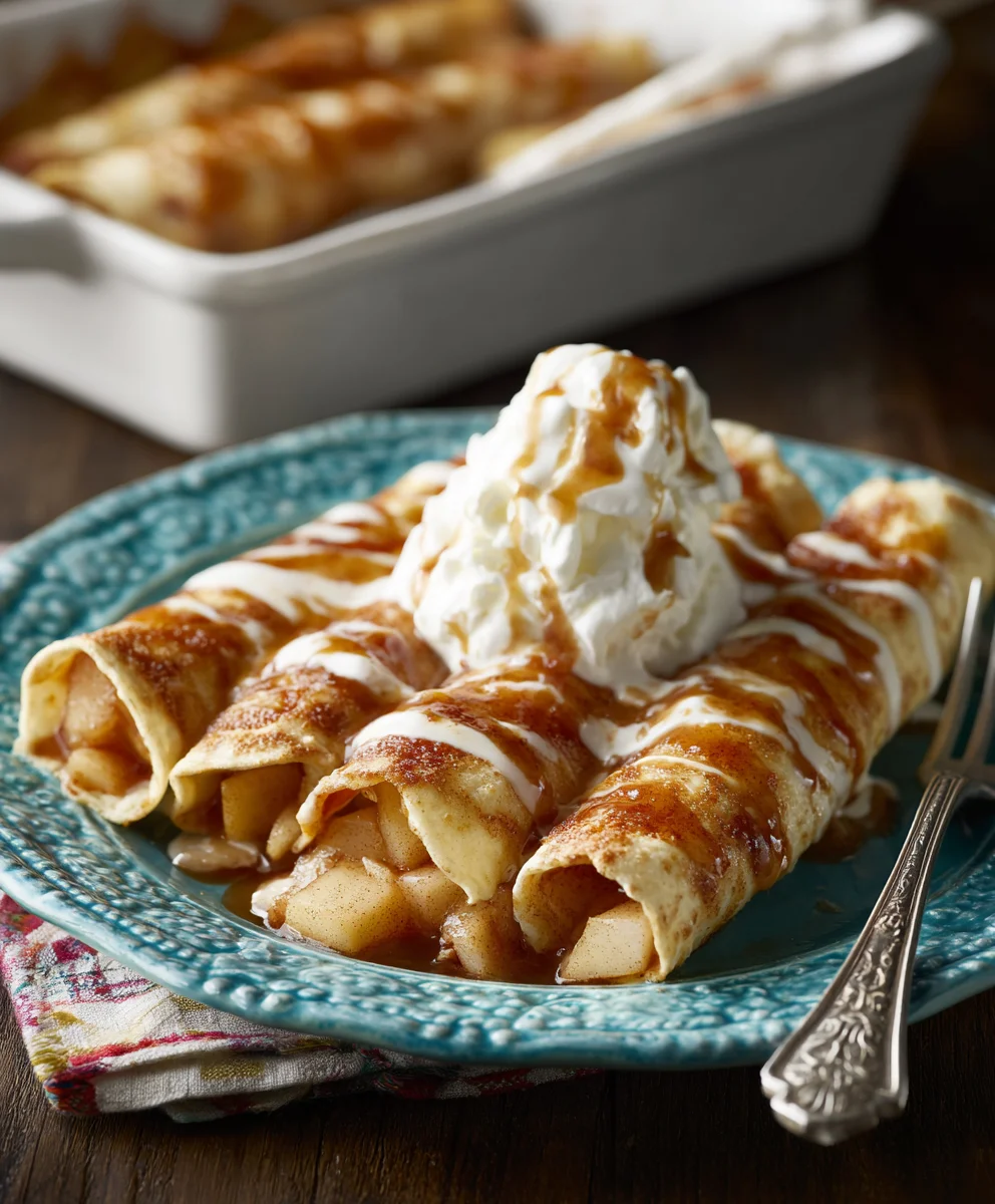 Delicious Apple Pie Enchiladas