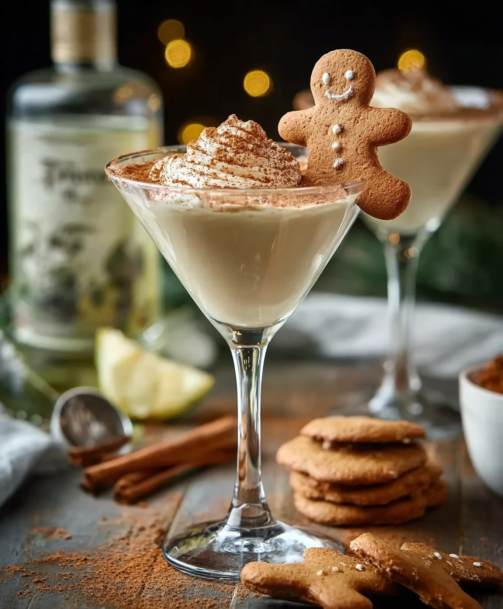 Gingerbread Martini (Non-Alcoholic)