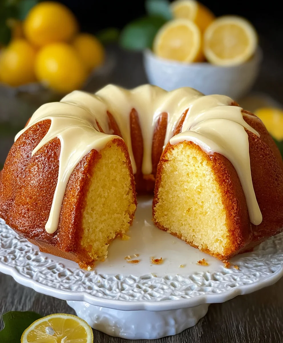 Classic Lemon Bundt Cake: Sweet, Tangy & Irresistible!