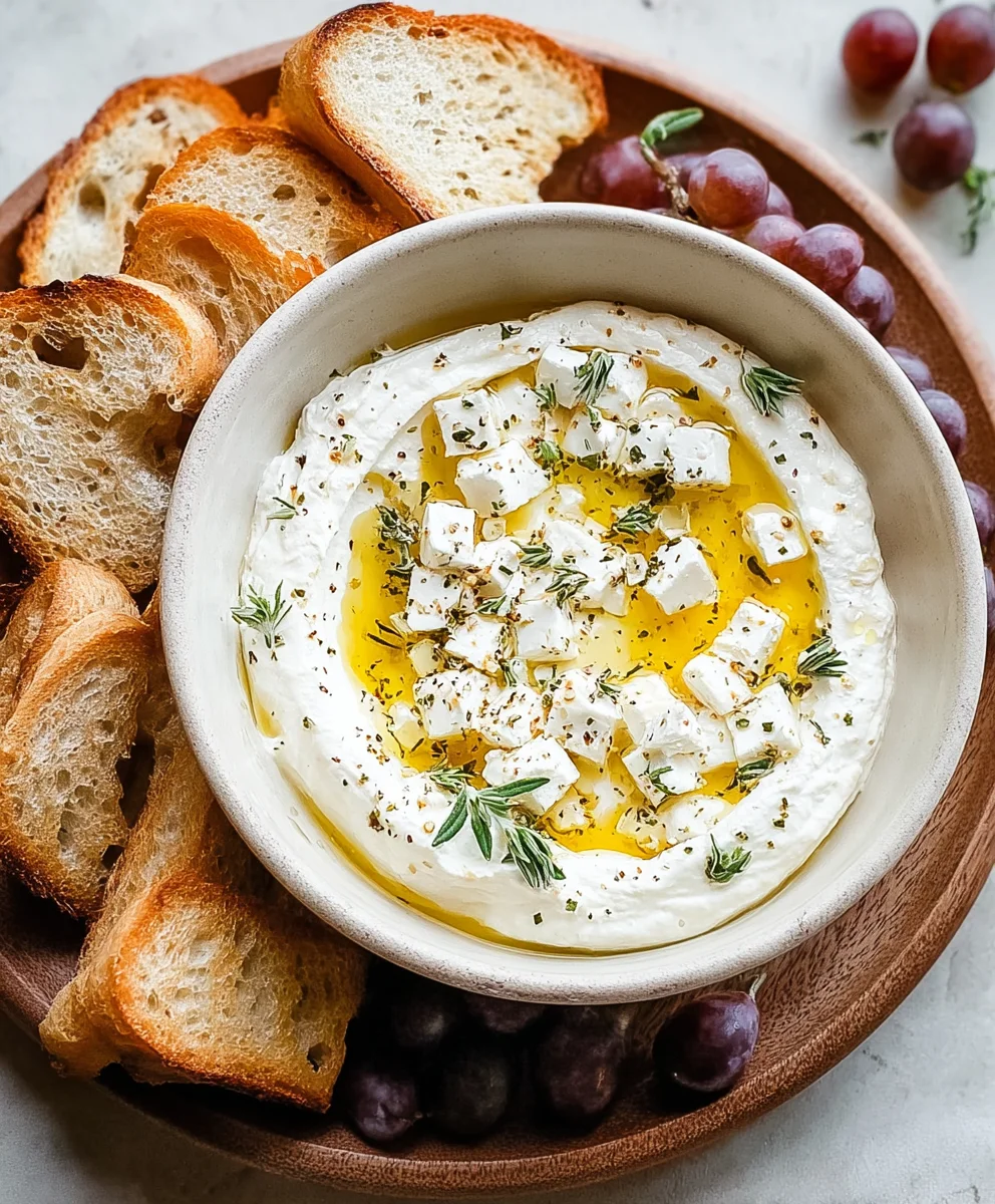Sweet & Savory Whipped Feta Honey Dip: Perfect Party Food