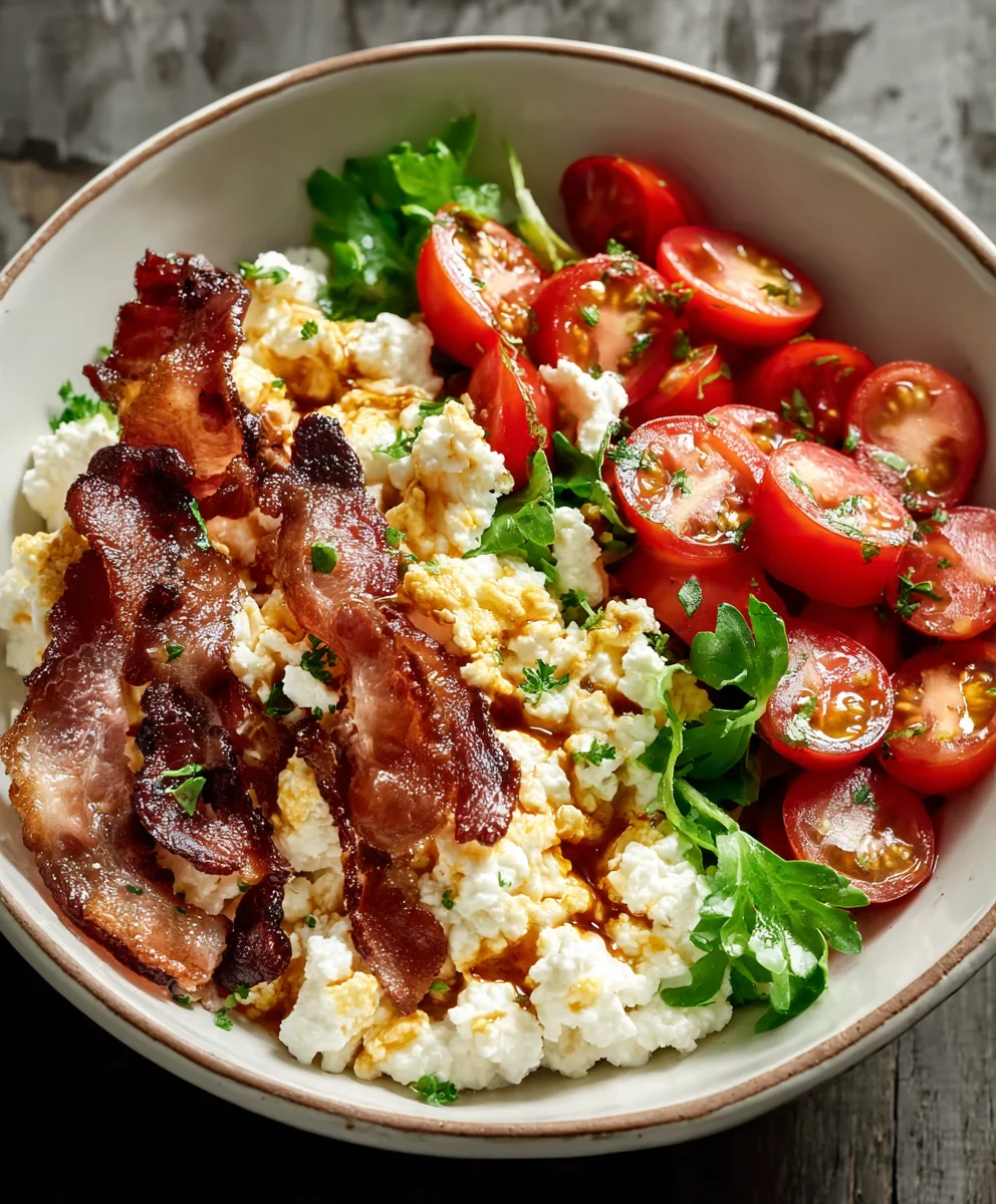 Blt Cottage Cheese Bowl: Quick, Healthy & Delicious Recipe