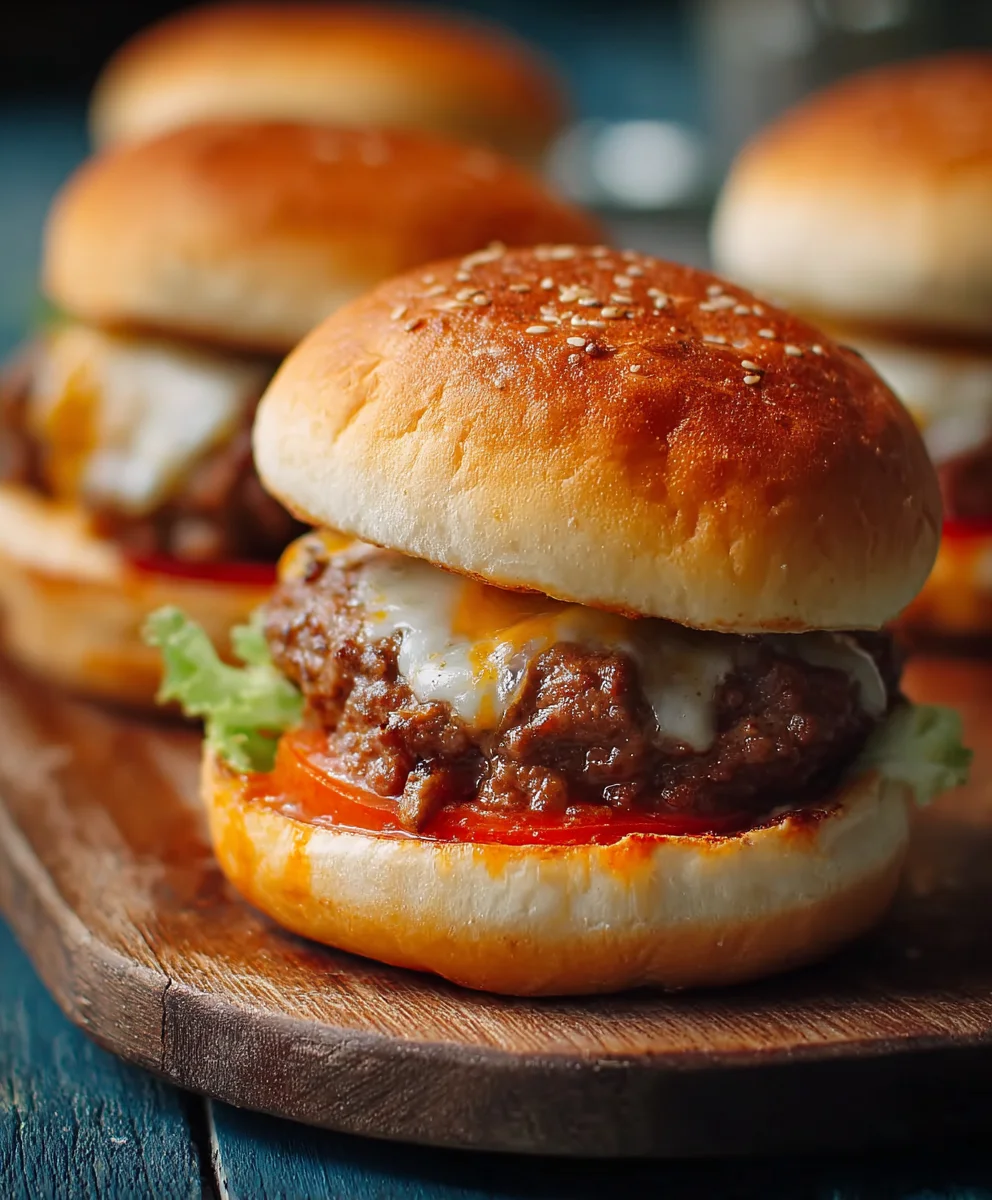 Classic Old School Pizza Burgers