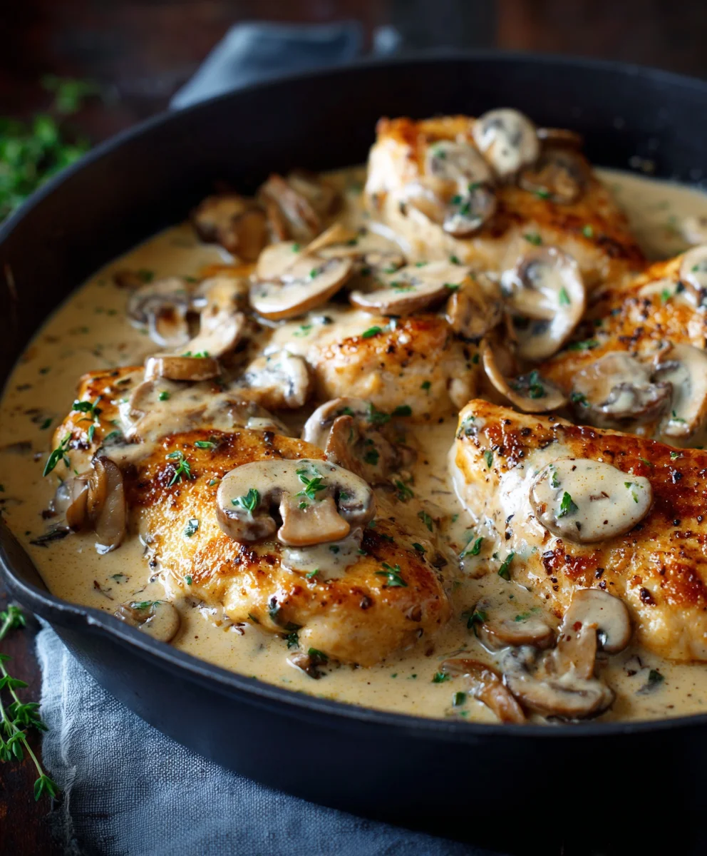 Best Creamy Mushroom Chicken Recipe for a Cozy Dinner