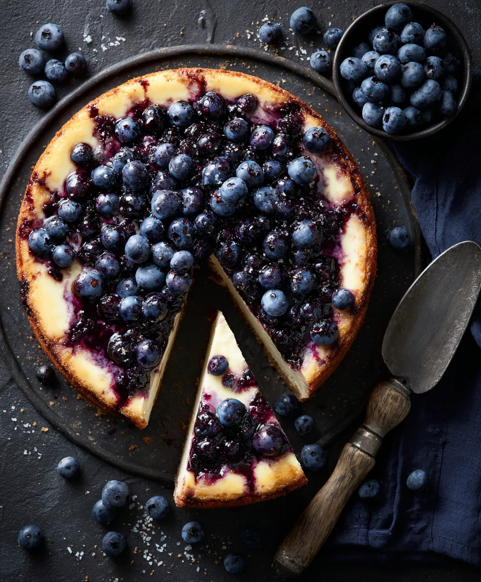 Irresistible Blueberry Swirl Cheesecake Recipe