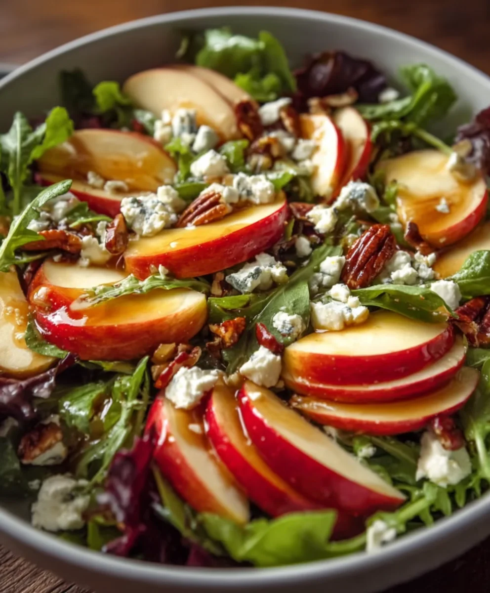 Autumn Harvest Honeycrisp Apple Feta Salad