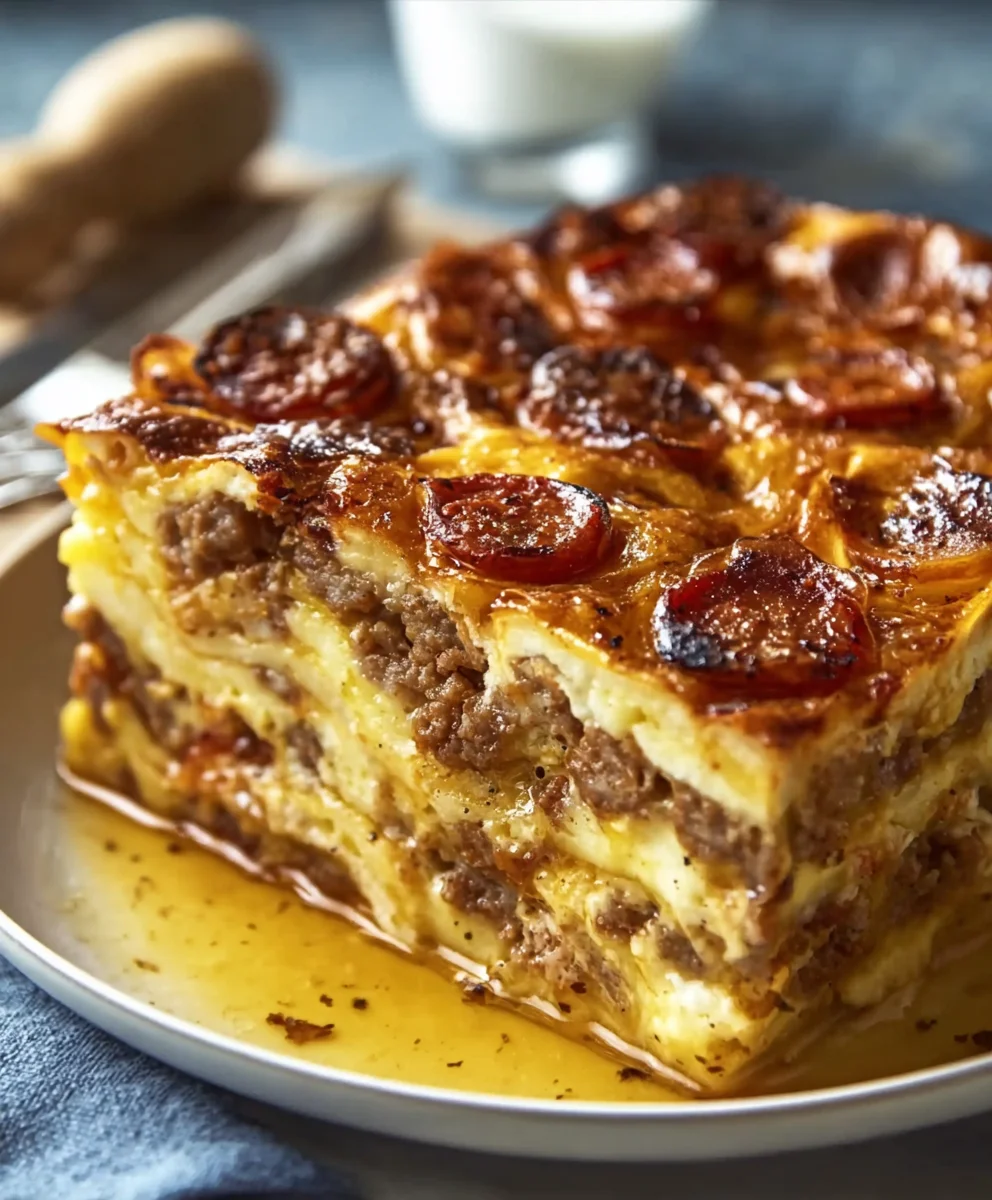 Pancake Sausage Casserole