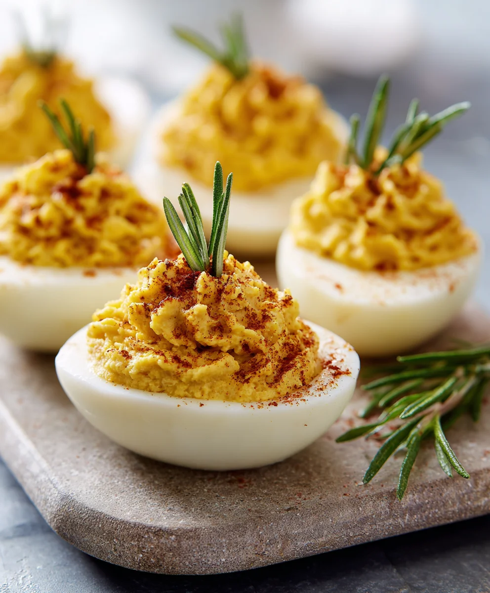 Thanksgiving Deviled Eggs