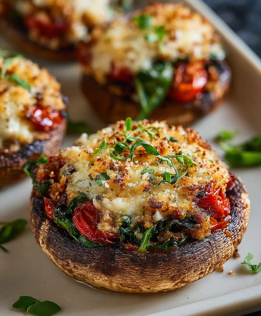 Best Stuffed Portobello Mushrooms Recipe – Flavorful & Easy
