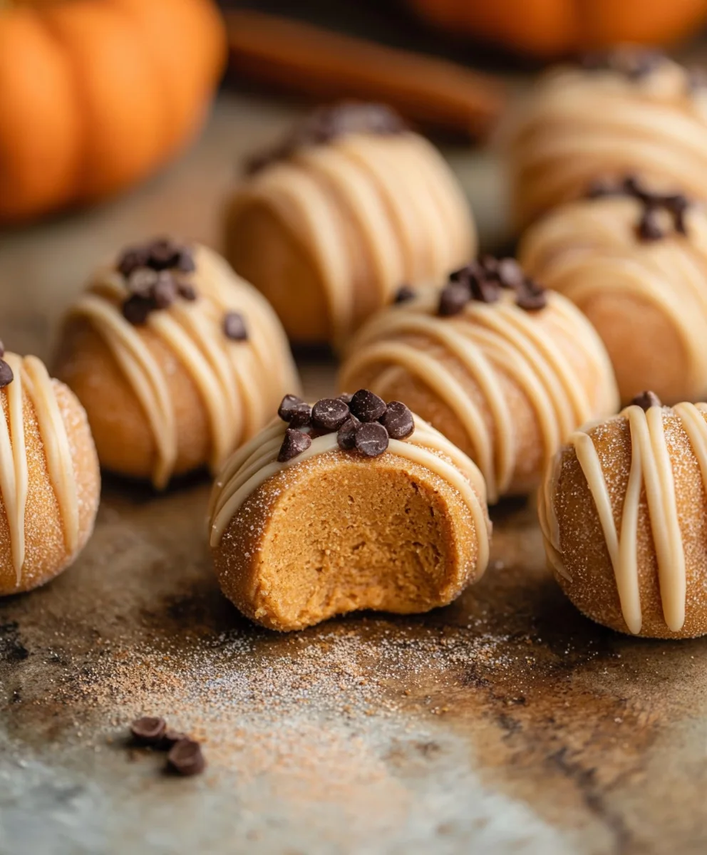 Pumpkin Cheesecake Truffles