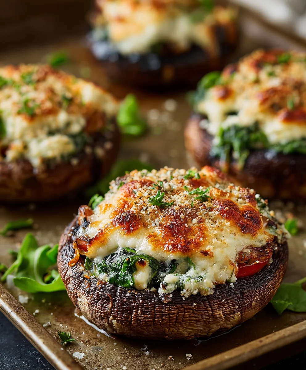 Best Stuffed Portobello Mushrooms Recipe – Flavorful & Easy