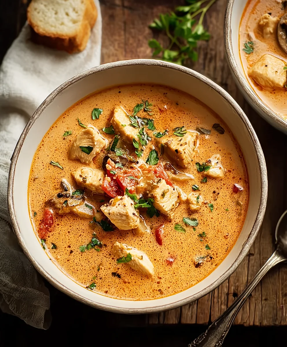 Creamy Cajun Chicken Soup