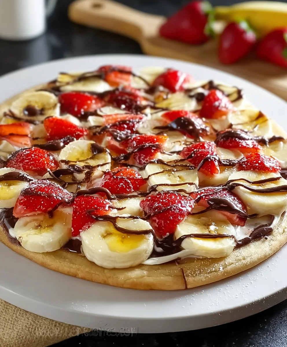 Banana Split Fruit Pizza