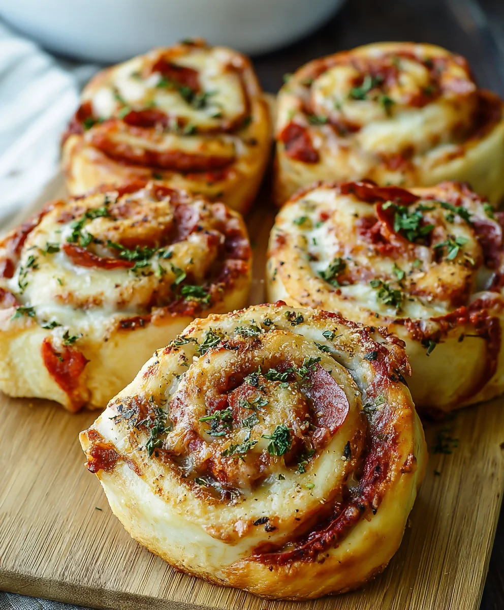 Easy Pizza Pinwheels