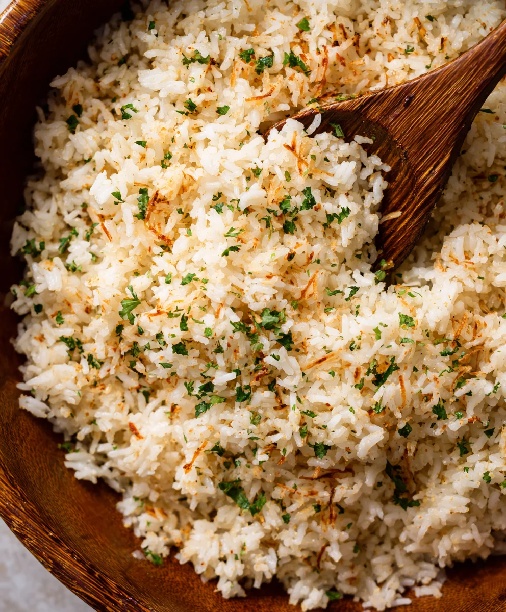 Garlic Parmesan Rice