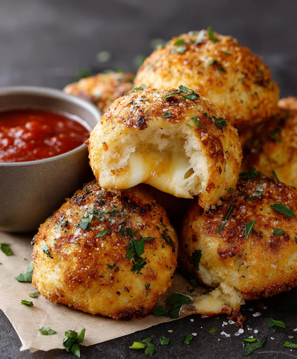 Gooey Mozzarella Biscuit Bombs
