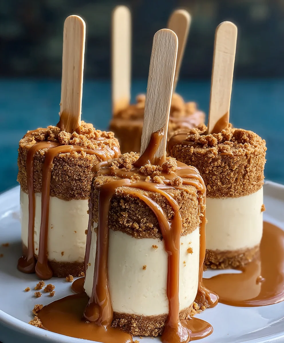 Biscoff Cookie Butter Cheesecake Pops